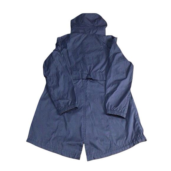 Cole Haan Women's Hooded Weather Resistant Jacket Coat Navy Indigo Size S/P - Picture 2 of 11